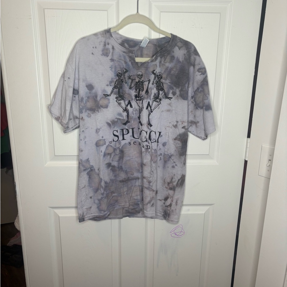Jerzees Skeleton Graphic Tie-Dye T-Shirt
